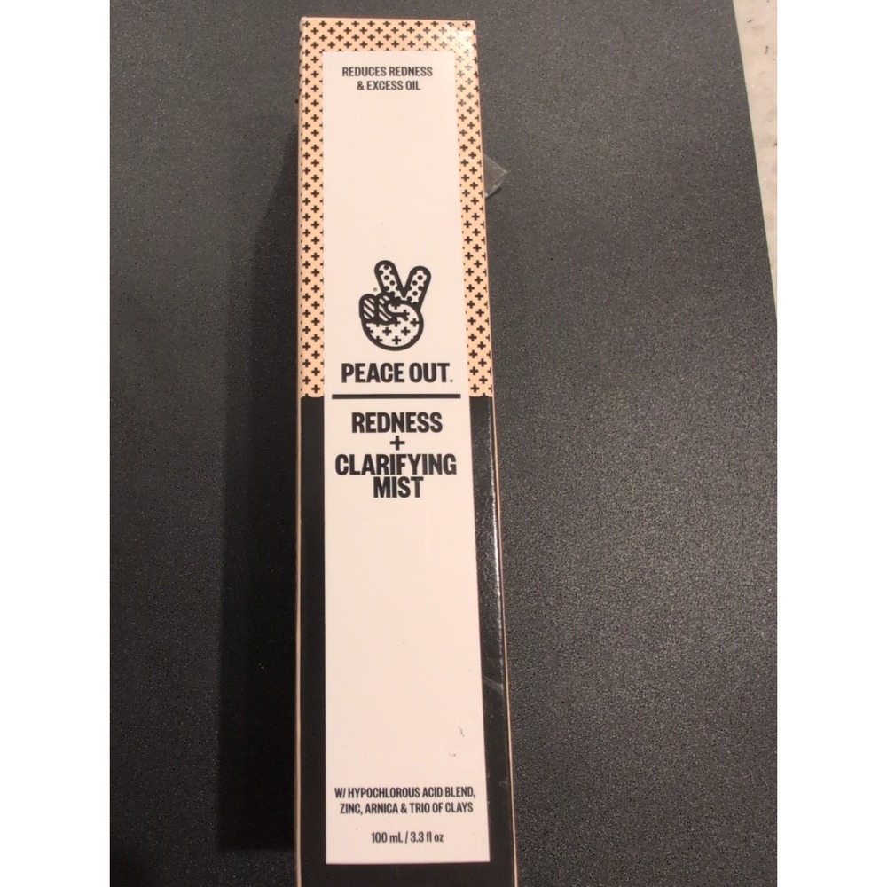 Peace Out Redness + Clarifying Mist 3.3 fl oz 100ml New In Box